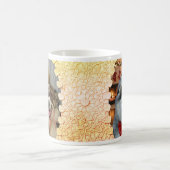 Personalisiertes Foto "Warme Herzen" Weihnachten Kaffeetasse (Mittel)