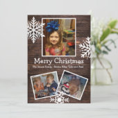 Personalisiertes Foto Weihnachten (Stehend Vorderseite)