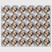 Personalisiertes Foto Weihnachten Geschenkpapier (Flach)