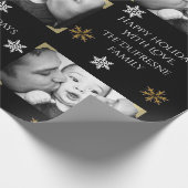 Personalisiertes Foto Weihnachten Geschenkpapier (Ecke)