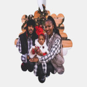 Personalisiertes Foto Weihnachten Ornament Karte (Linke Ecke)