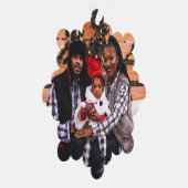 Personalisiertes Foto Weihnachten Ornament Karte (Rechts)