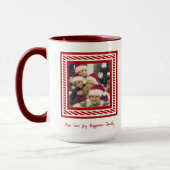 Personalisiertes Foto Weihnachten Tasse (Links)