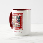 Personalisiertes Foto Weihnachten Tasse (Vorderseite Links)