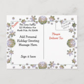 Personalisiertes Foto Weihnachten Weihnachten Weih (Rückseite)