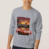Personalisiertes Foto Weihnachts-Jumper Sweatshirt (Vorderseite)