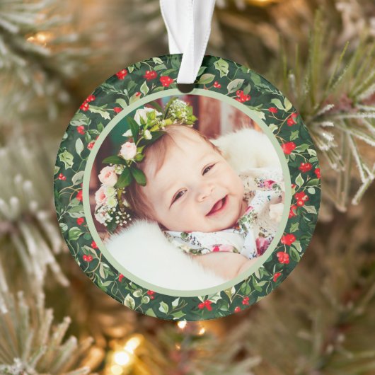 Personalisiertes Foto Weihnachtsgeschenk Ornament (Baum)