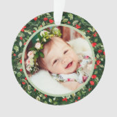 Personalisiertes Foto Weihnachtsgeschenk Ornament (Vorderseite)