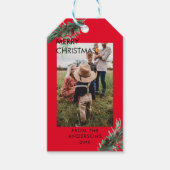 Personalisiertes Foto Weihnachtsgeschenk-Tags Geschenkanhänger (Vorderseite)