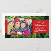 Personalisiertes Foto Weihnachtskarten Weihnachtsf Feiertagskarte (Vorne/Hinten)