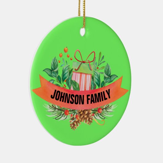 Personalisiertes Foto Weihnachtsschmuck (Rechts)