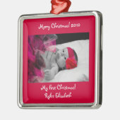 Personalisiertes Foto Weihnachtsschmuck (Links)