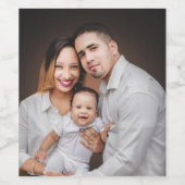 Personalisiertes Foto Weinetikett (Einzelnes Label)