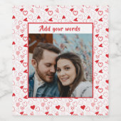 Personalisiertes Foto Weinetikett (Einzelnes Label)