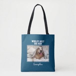 Personalisiertes Foto Wellds Beste Mama für Hunde Tasche