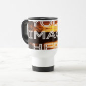 Personalisiertes Foto Wiederverwendbarer Kaffee-Cu Reisebecher (Vorderseite Links)