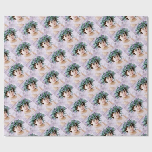 Personalisiertes Foto-Wrapper Geschenkpapier (Flach)