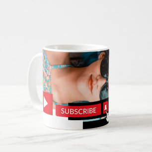 Personalisiertes Foto, YouTube - Vloggerwerbung Kaffeetasse