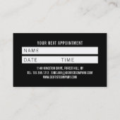 Personalisiertes Foto, Zahnarztberuf Visitenkarte (Rückseite)