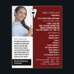 Personalisiertes Foto, Zahnmedizin, Zahnmedizin Flyer<br><div class="desc">Personalisiertes Foto,  Zahnheilkunde,  Flyer für Zahnwerbung durch den Visitenkarten-Store.</div>