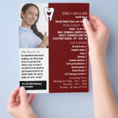Personalisiertes Foto, Zahnmedizin, Zahnmedizin Flyer (Hand)