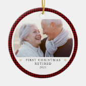 Personalisiertes Foto zu Weihnachten Keramik Ornament (Vorne)