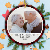 Personalisiertes Foto zu Weihnachten Keramik Ornament