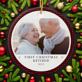 Personalisiertes Foto zu Weihnachten Keramik Ornament