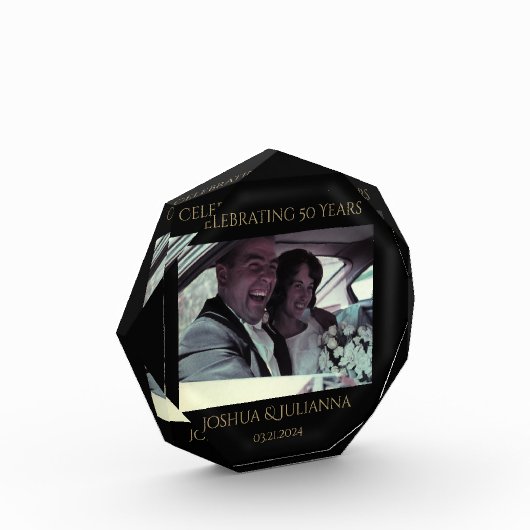 Personalisiertes Foto zum 50. Jahrestag (Links)