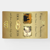 Personalisiertes Foto zum 50-jährigen Jubiläum Banner (Horizontal)