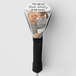 Personalisiertes Foto zum besten Vater je Vatertag Golf Headcover