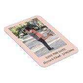 Personalisiertes Foto zum Speichern des Datums-Mag Magnet (Rechte Seite)