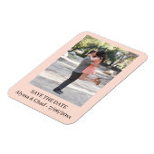 Personalisiertes Foto zum Speichern des Datums-Mag Magnet (Linke Seite)