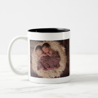 Personalisiertes Foto Zweifarbige Tasse