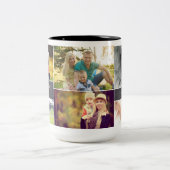 Personalisiertes Foto Zweifarbige Tasse (Mittel)