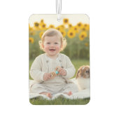 Personalisiertes Fotoauto Autolufterfrischer (Rückseite)