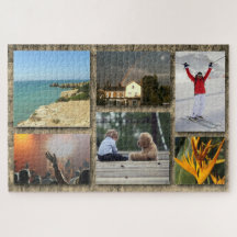 Personalisiertes FotoCollage Custom Jigsaw Puzzle