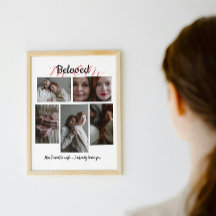 Personalisiertes Fotocollage-Geschenk für Mama