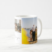 Personalisiertes Fotocollage-Geschenk zum Mutterta Kaffeetasse (VorderseiteRechts)