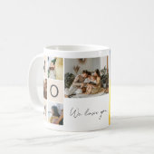 Personalisiertes Fotocollage-Geschenk zum Mutterta Kaffeetasse (Vorderseite Links)