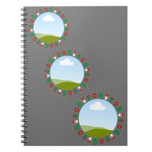 Personalisiertes Fotocollage-Notizbuch Notizblock (Vorderseite)