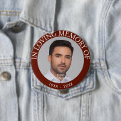 Personalisiertes Fotogedenkstück Button (Beispiel)