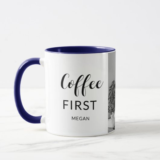 Personalisiertes Fotogeschenk für Morgenrituale Tasse (Links)