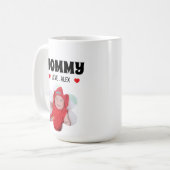 Personalisiertes Fotogeschenk für Mutti  Kaffeetasse (Vorderseite Links)