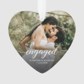 Personalisiertes Fotogeschenk mit moderner Schrift Ornament (Vorderseite)