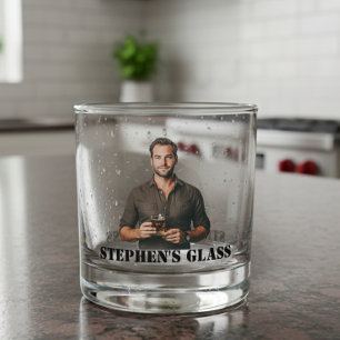 Personalisiertes Fotogeschenk Whiskyglas