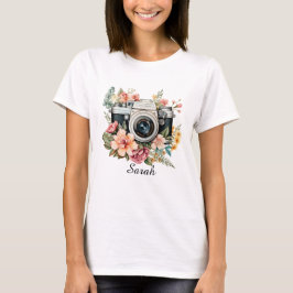 Personalisiertes Fotografen-T-Shirt T-Shirt