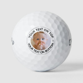 Personalisiertes Fotografieren Maßgeschneiderter T Golfball