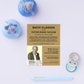 Personalisiertes Fotografieren, Werbung für Mathem Flyer (Einzeln)