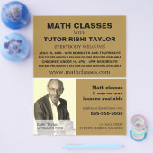 Personalisiertes Fotografieren, Werbung für Mathem Flyer (Einzeln)